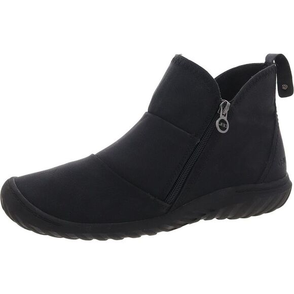 Women's Black Ankle Boots - Picture 1 of 4
